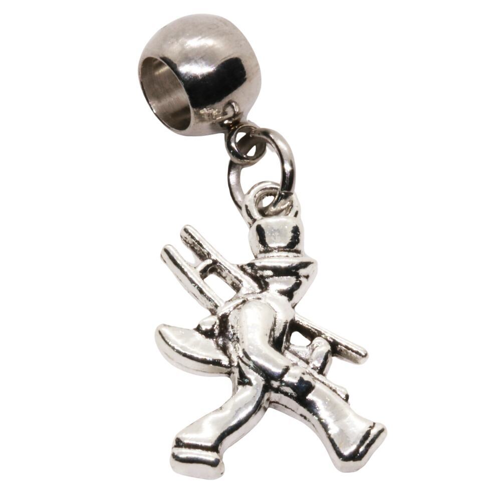 Metal Alloy Handyman Charm with Stainless Steel Connector, Versatile Tools